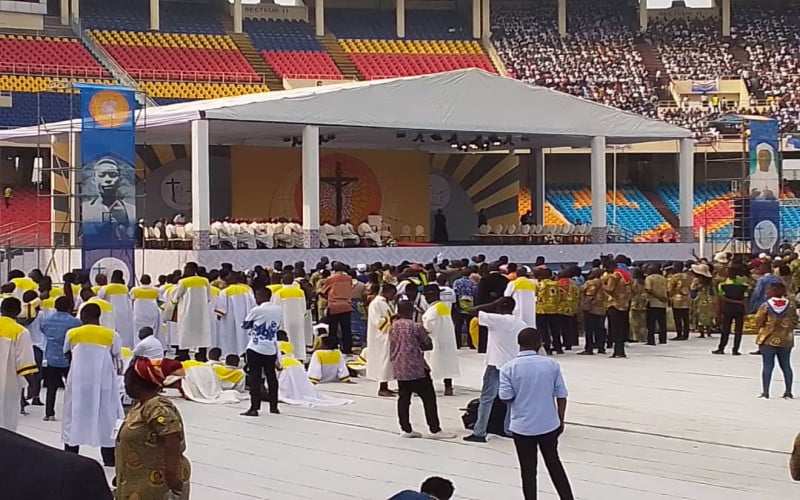 Pape François au Stade de Martyrs (Vidéo)