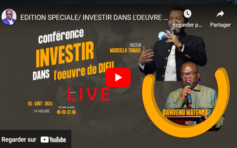 Kinshasa : Les Pasteurs Bienvenu Matenda et Marcello Tunasi se lient pour ''une noble cause''