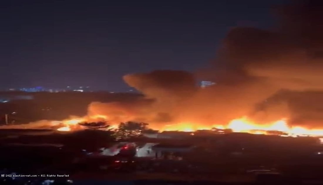 Flash : un gigantesque incendie en cours ravage des maisons à Bukavu