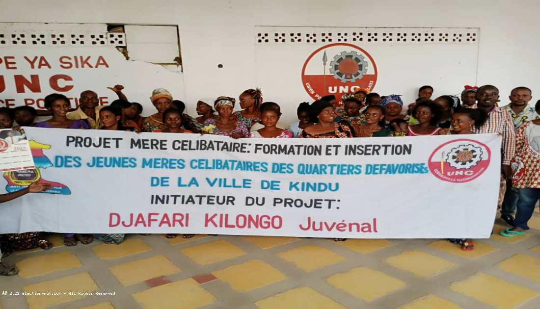 Maniema : MANU/ONG de Djafari Kilongo Juvenal assure la réinsertion socio-professionnelle des mères-célibataires à Kindu