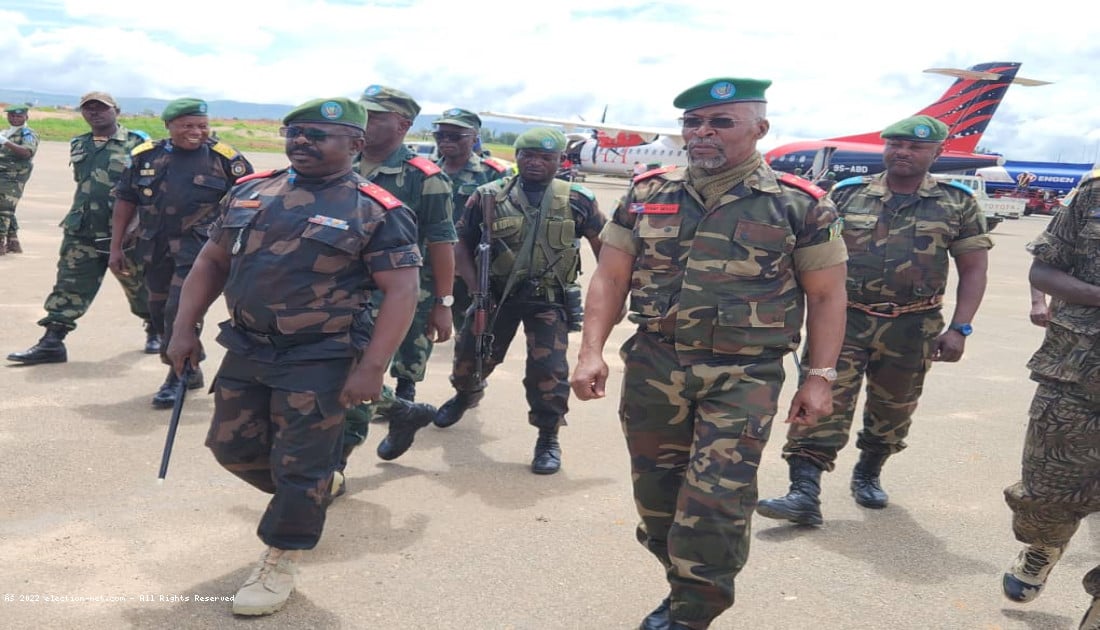 Rdc Le Commandant De La Troisième Zone De Défense Des Fardc Dans Une Rdc Le Commandant De La Troisième Zone De Défense Des Fardc Dans Une