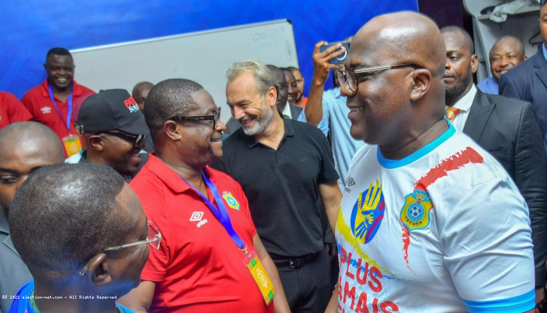 RDC: Emporté par l'émotion, Félix Tshisekedi récompense les Léopards