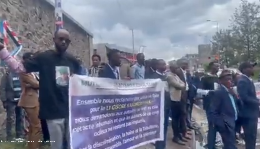Goma : les Banyamulenge en sit-in devant le gouvernorat