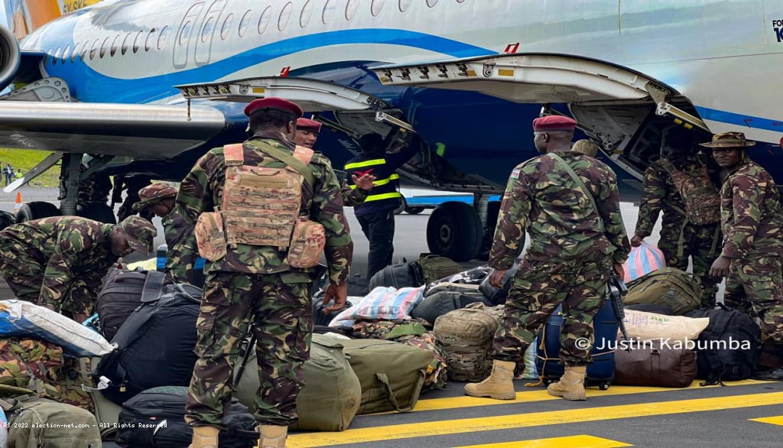 Goma : début du retrait des soldats de la force régionale de l'EAC