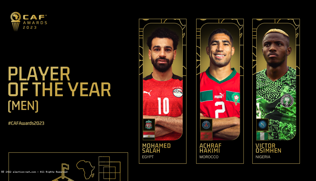 CAF Awards: les finalistes du Ballon d'Or africain révélés