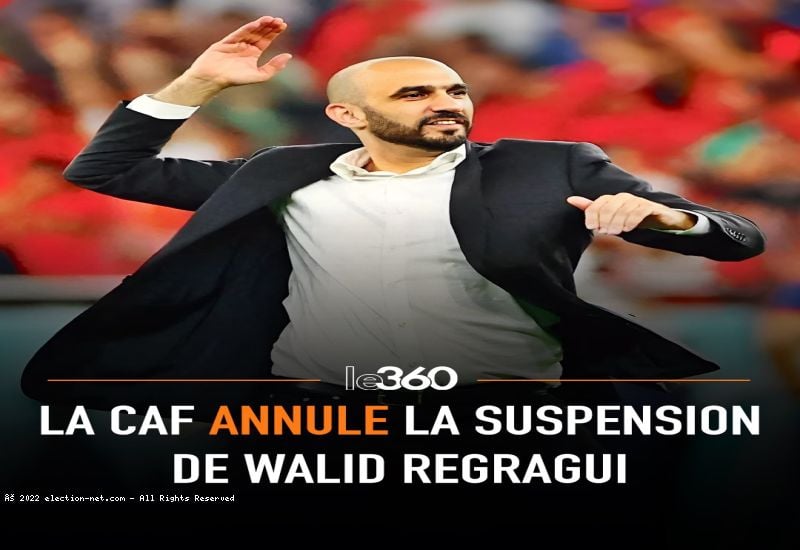 CAN 2023 : la CAF annule la suspension du coach marocain