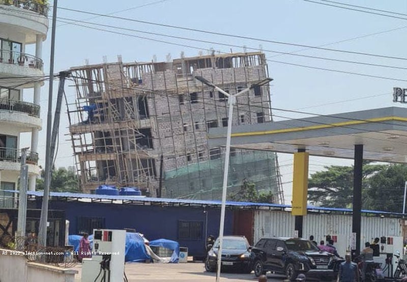 Kinshasa: Affaissement d'un immeuble sans permis de bâtir, propriétaire inconnu