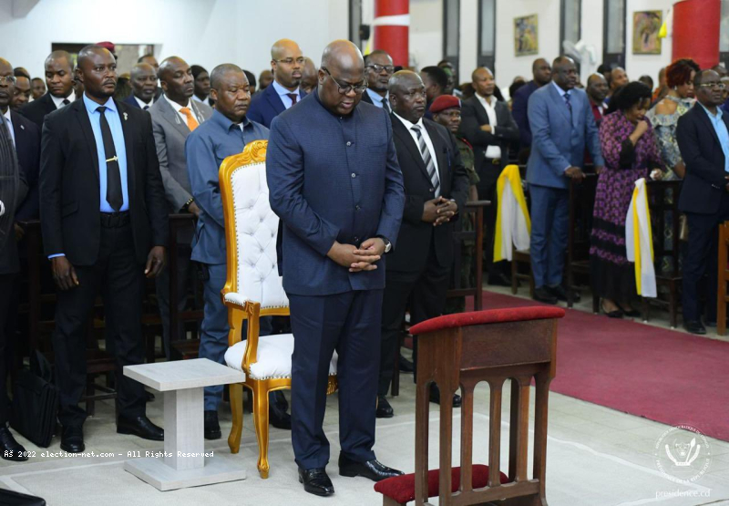 RDC : première apparition publique de Félix Tshisekedi après une semaine de "disparition"