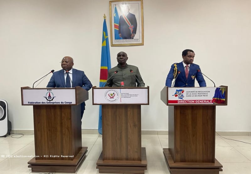 RDC/Sous-traitance : une guerre ouverte évitée de justesse entre l'autorité de régulation et le patronat congolais