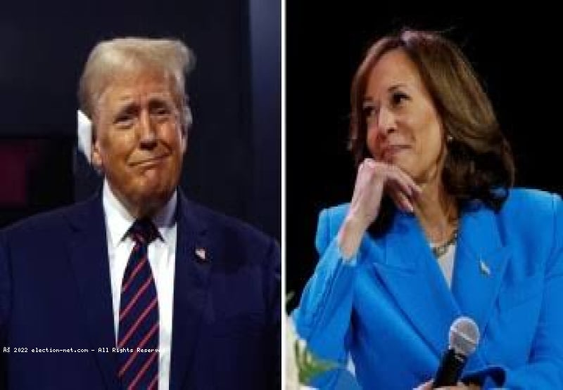 Présidentielle américaine : des sondages donnent Harris devant Trump dans trois États clés