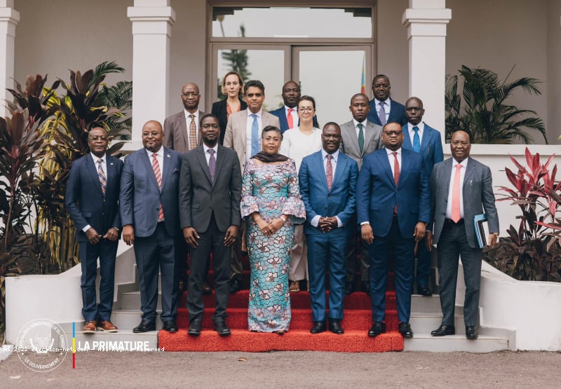 RDC : Tête-à-tête entre Judith Suminwa et Calixte Ahokpossi, chef de mission du FMI