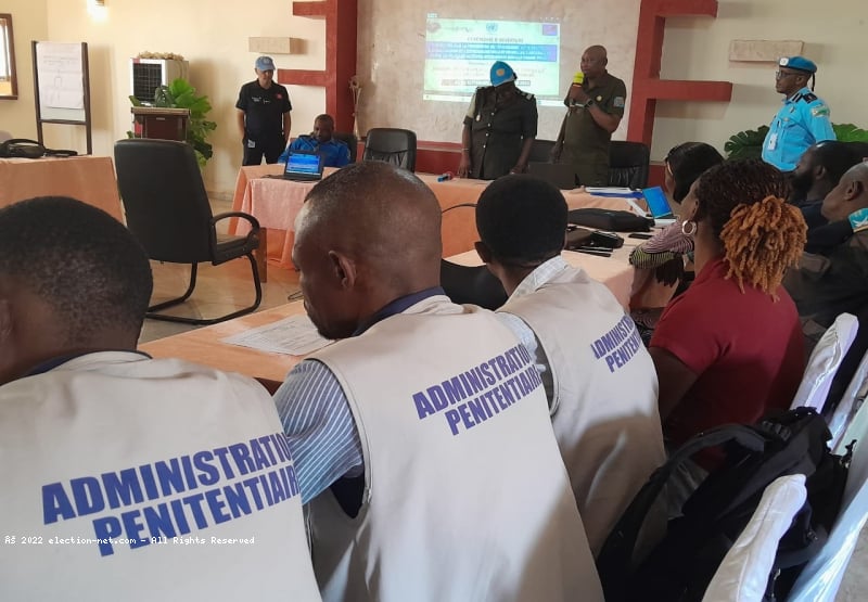 Bunia : 25 agents de la chaine pénale formés sur le terrorisme et l'extrémisme radical en milieu carcéral par la MONUSCO