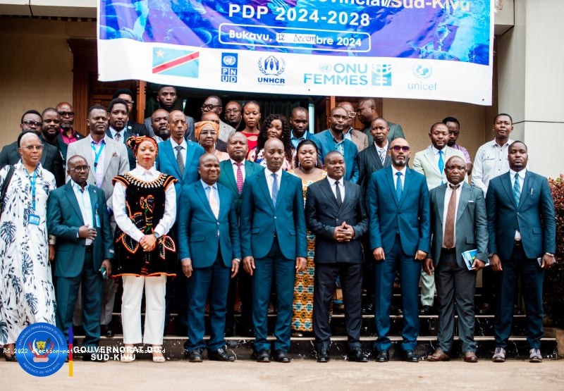 Sud-Kivu : validation du plan de développement provincial pour les cinq prochaines années