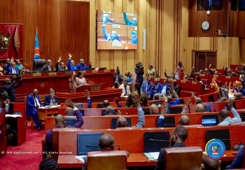 RDC : la loi sur l’organisation du référendum adoptée par le Sénat