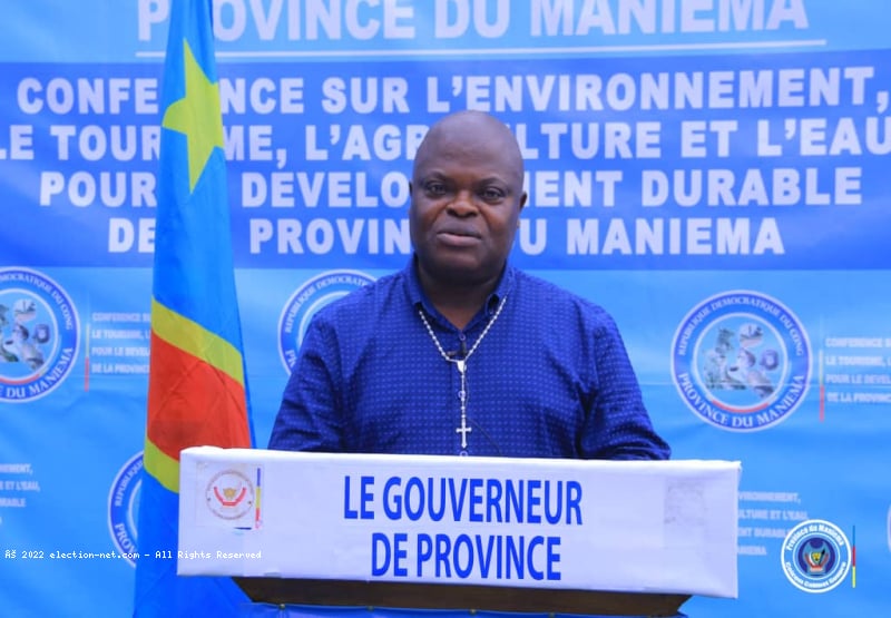 Maniema : convocation d'une conférence sur l'environnement, le tourisme, l'agriculture et l'eau par le gouverneur Kabwankubi
