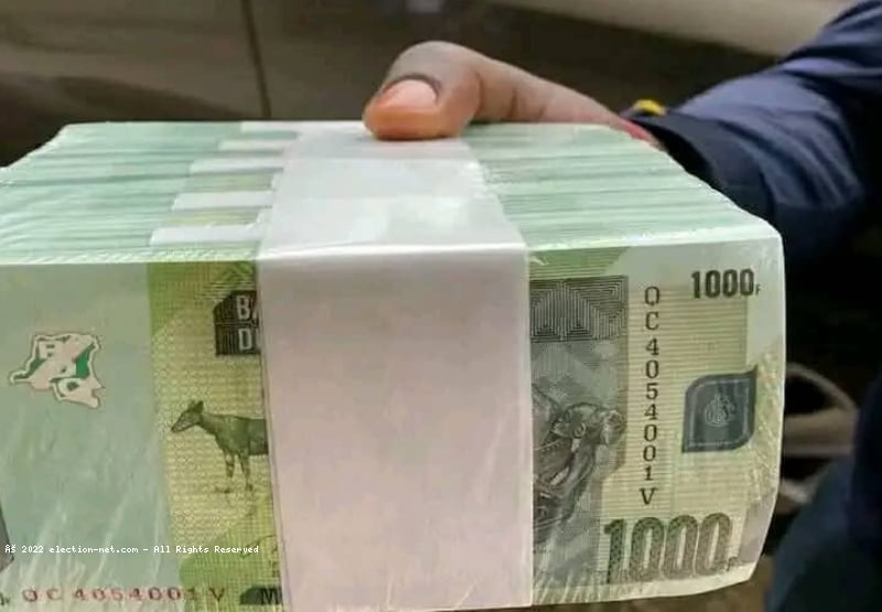 Bukavu : des billets neufs des francs congolais en circulation