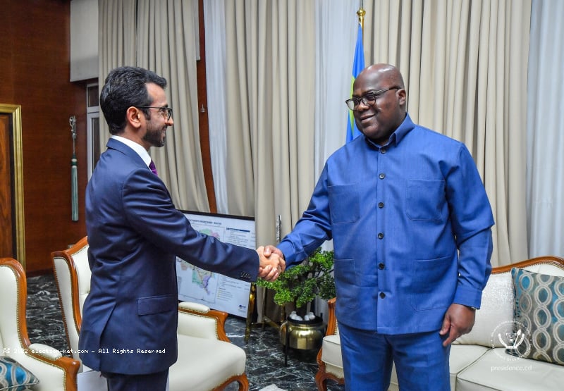 Diplomatie : Félix Tshisekedi échange avec l’ambassadeur de France et le chargé d’affaires du Qatar en RDC