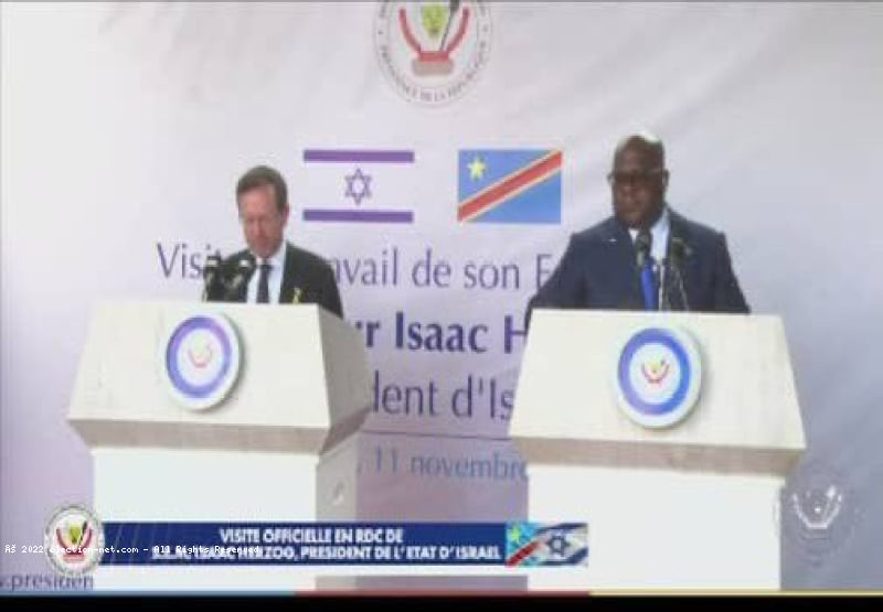 Diplomatie : la coopération entre la RDC et Israël renforcée