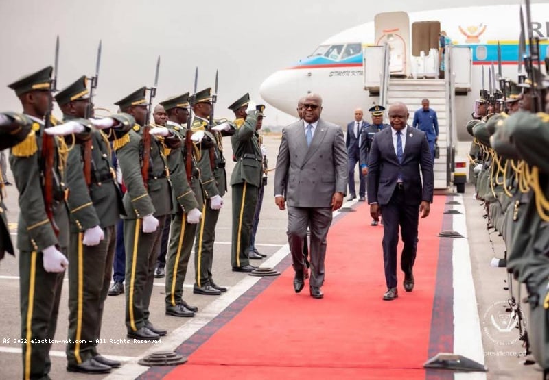 RDC : nouveau déplacement de Tshisekedi en Angola