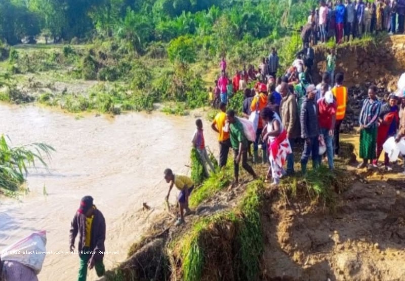 Rutshuru : effondrement du pont Ngwenda