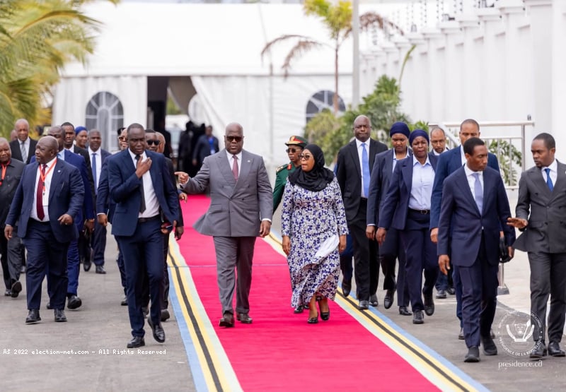 RDC–Tanzanie : Tshisekedi et Samia Suluhu Hassan renforcent la coopération bilatérale