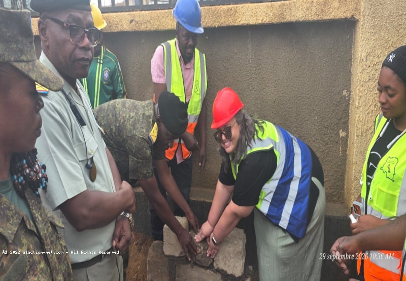 Beni : la MONUSCO entame la construction de six bureaux supplémentaires du tribunal militaire