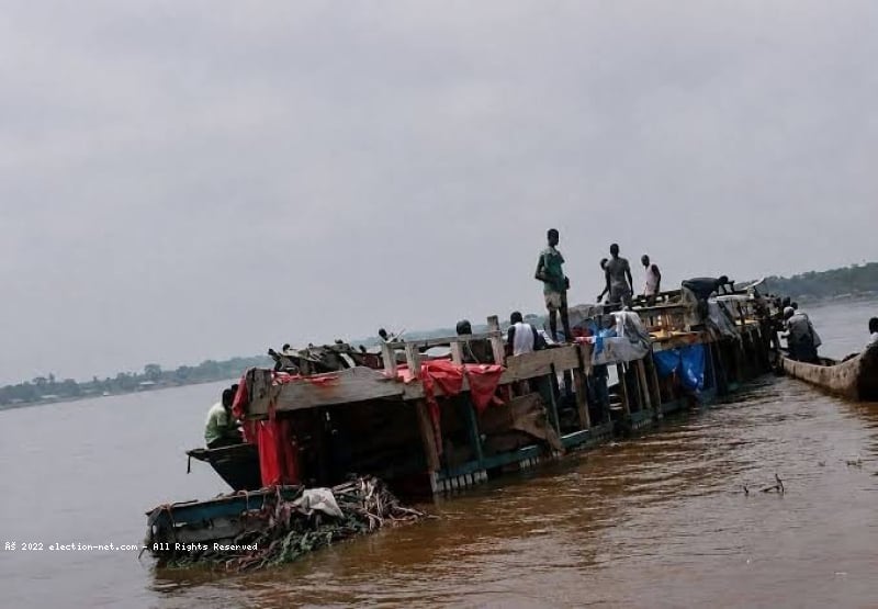 RDC : une collision entre deux baleinières fait plusieurs disparus sur le fleuve Congo