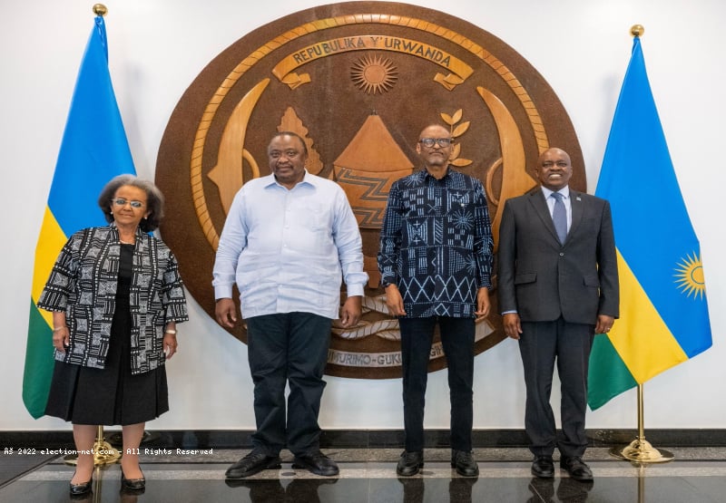 Est de la RDC : Rencontre au sommet entre le panel de l’UA et Paul Kagame à Kigali
