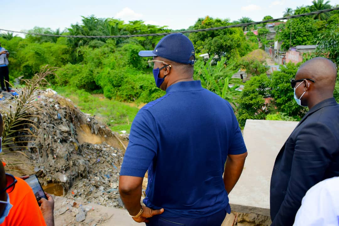 Kinshasa: Gentiny Ngobila visite les érosions de Ndjoku et Maluku
