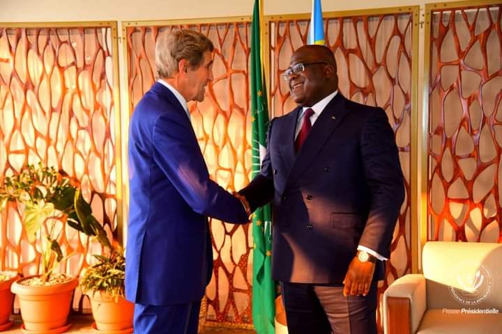 RDC/Pres-Cop27 : Tout savoir du tête-à-tête Félix Tshisekedi -John Kerry et autres diplomates