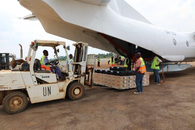 Nord-Kivu : près de 31 tonnes de kits électoraux acheminés à Beni suite à l'appui de la Monusco