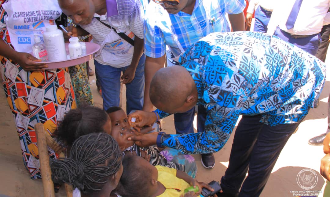 Lomami : près de 900 mille enfants attendus à la vaccination contre la poliomyélite