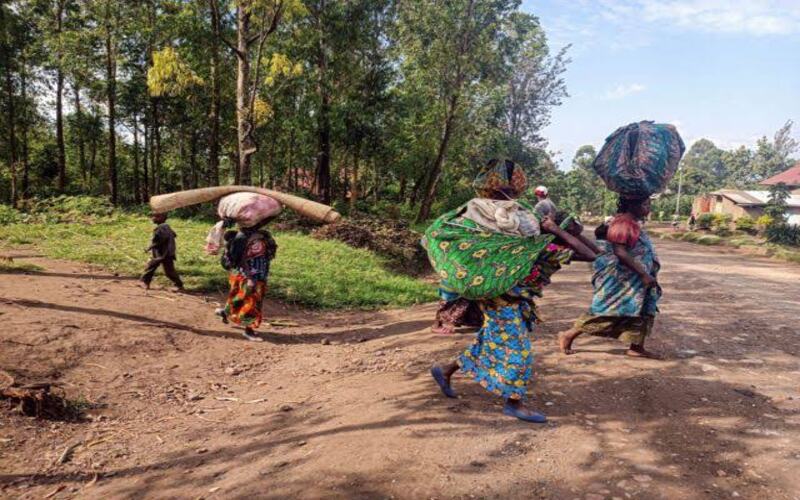 Nord-Kivu/M23 : des femmes et enfants Rwandais débarquent à Nyiragongo