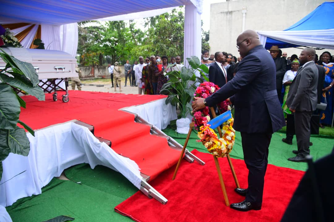Kinshasa : Félix Tshisekedi rend ses derniers hommages à Nelly Kamashi Mungul Diaka