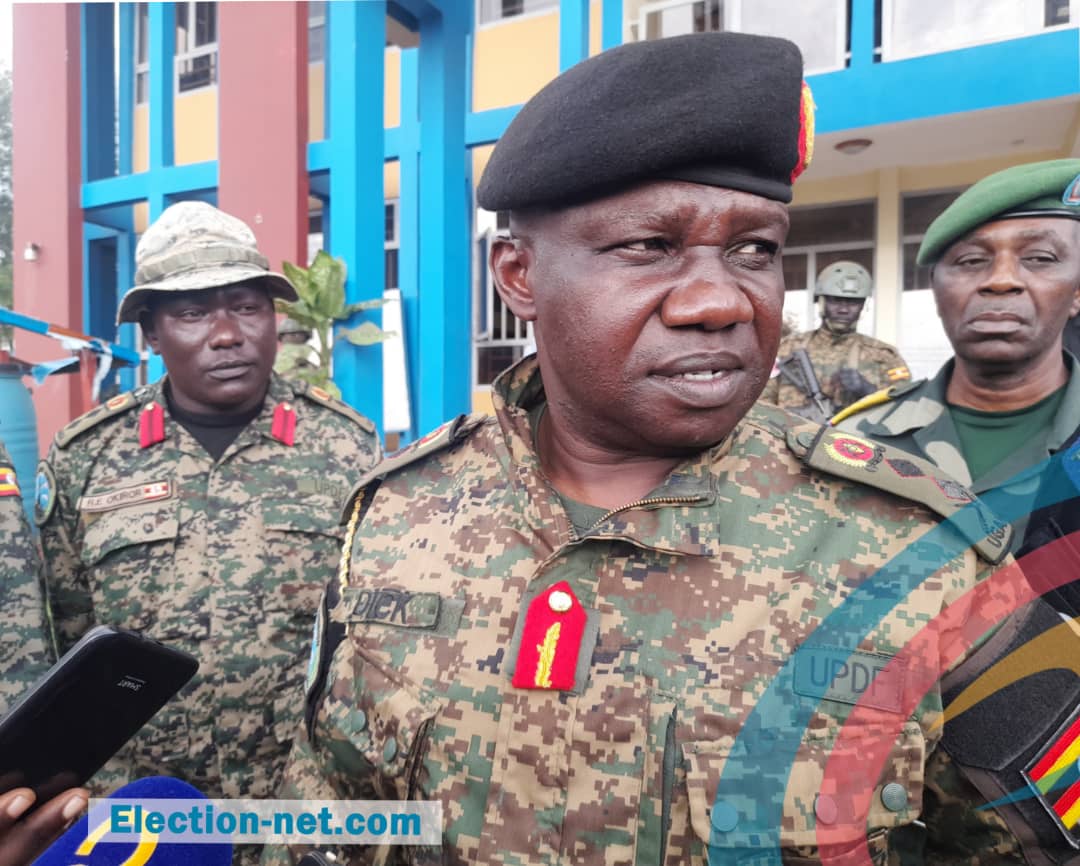 Opérations FARDC-UPDF : le Général Dick Olum  réarme le moral des troupes dans la vallée de Mwalika